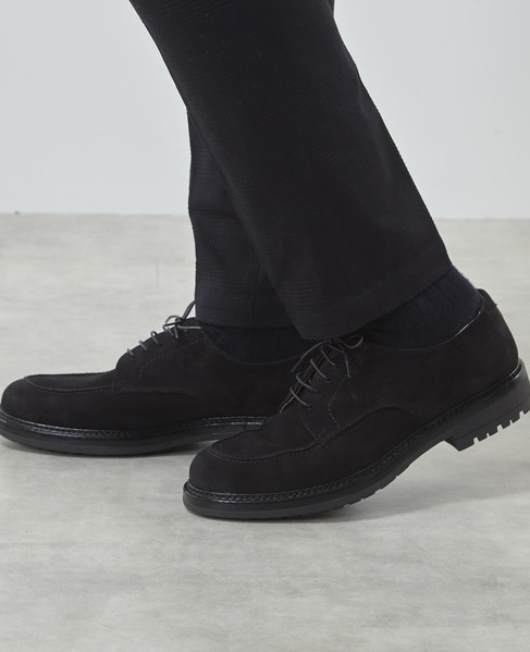 ラウンドUチップレザーシューズ 詳細画像 ブラック 3