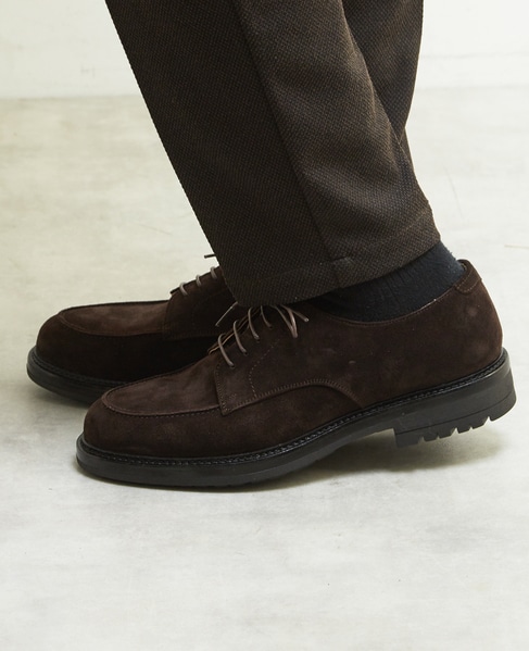 ラウンドUチップレザーシューズ 詳細画像 ブラック 4