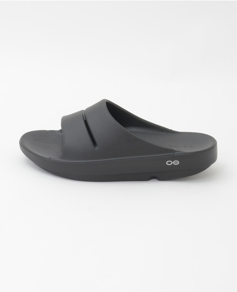 【OOFOS/ウーフォス】Ooahh / ウーアー / リカバリーサンダル 詳細画像 ブラック 3