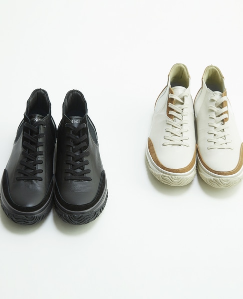 《別注》【SPINGLE/スピングル】MID CUT スニーカー | SP-1420 詳細画像 アイボリー 15