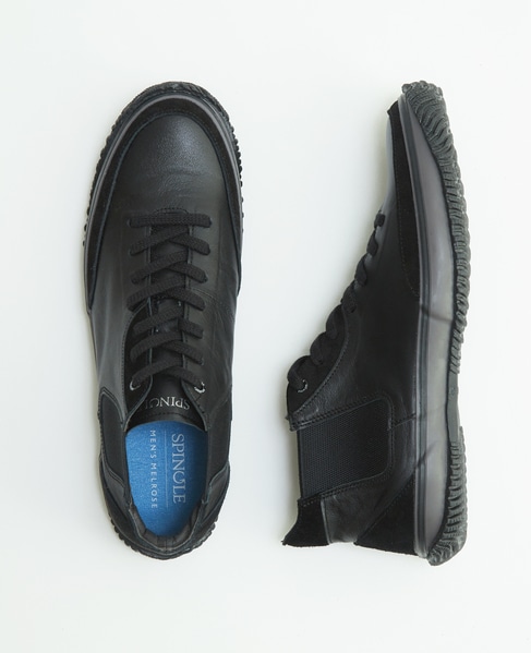 《別注》【SPINGLE/スピングル】MID CUT スニーカー | SP-1420 詳細画像 ブラック 1