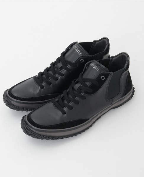 《別注》【SPINGLE/スピングル】MID CUT スニーカー | SP-1420 詳細画像 ブラック 2