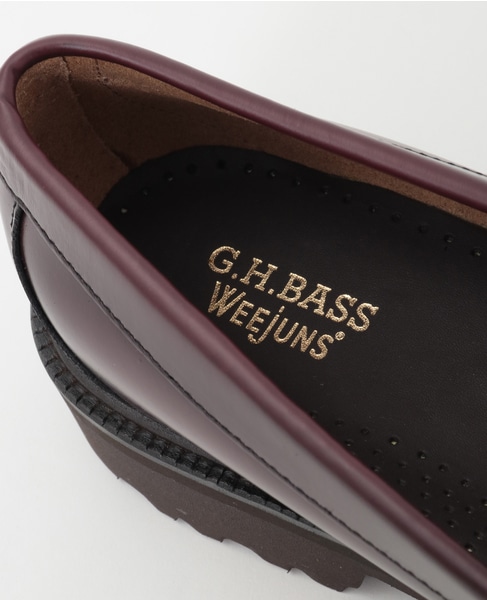 【G.H.BASS/ジーエイチバス】WEEJUN LUG LARSON PENNY - BA11510 詳細画像 ワイン 7