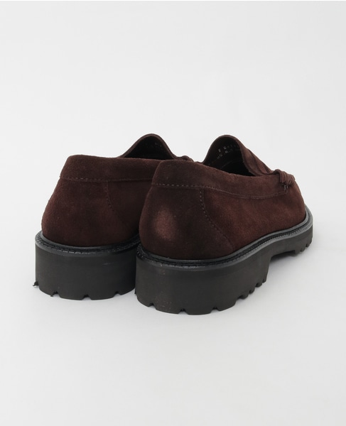 【G.H.BASS/ジーエイチバス】WEEJUN LUG LARSON SUEDE - 11512 詳細画像 ブラウン 4