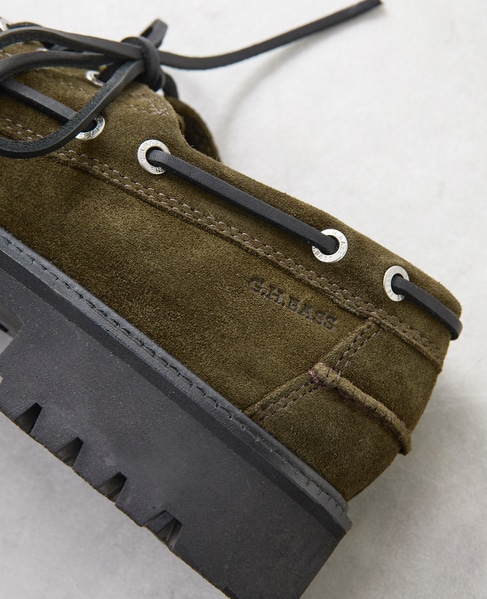 【G.H.BASS/ジーエイチバス】RANGER CAMP MOC SUEDE 詳細画像 カーキ 6
