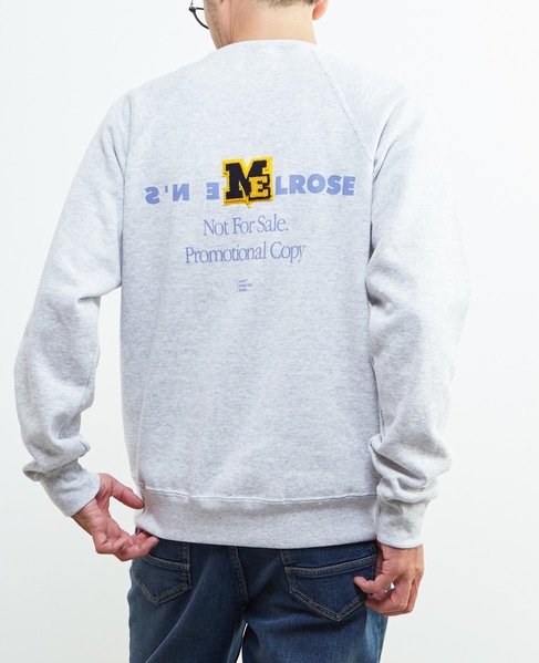 《別注》【1978 MEN'S MELROSE】AORコラボスウェット 詳細画像 ヘザーグレー 19