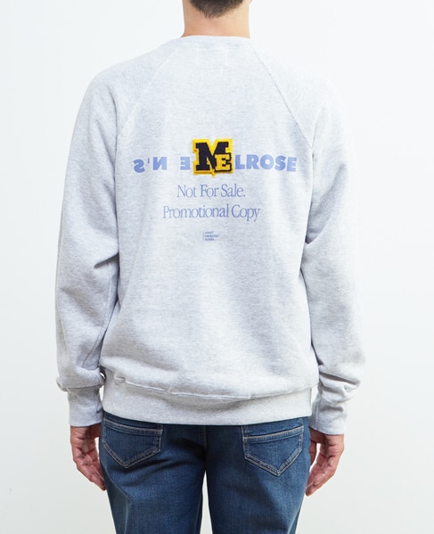 《別注》【1978 MEN'S MELROSE】AORコラボスウェット 詳細画像 ヘザーグレー 4