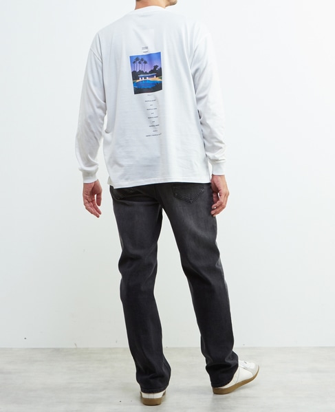 【1978 MEN'S MELROSE】HIROSHI NAGAI コラボ ロングスリーブTシャツ 詳細画像 ホワイトＢ 6