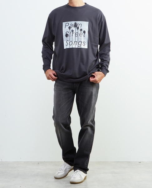 【1978 MEN'S MELROSE】HIROSHI NAGAI コラボ ロングスリーブTシャツ 詳細画像 ブラックＡ 5