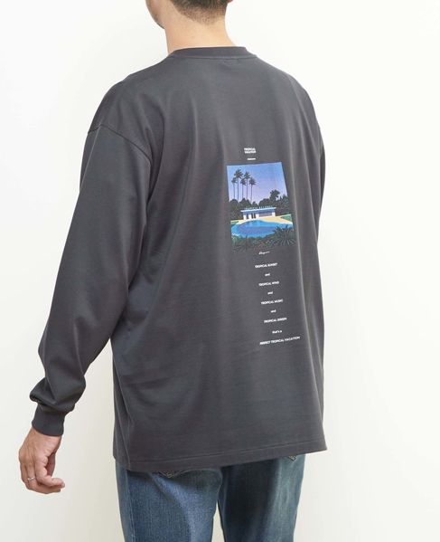 【1978 MEN'S MELROSE】HIROSHI NAGAI コラボ ロングスリーブTシャツ 詳細画像 ブラックＢ 4