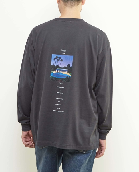 【1978 MEN'S MELROSE】HIROSHI NAGAI コラボ ロングスリーブTシャツ 詳細画像 ブラックＢ 5