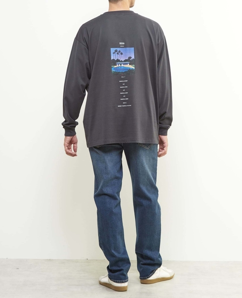 【1978 MEN'S MELROSE】HIROSHI NAGAI コラボ ロングスリーブTシャツ 詳細画像 ブラックＢ 9