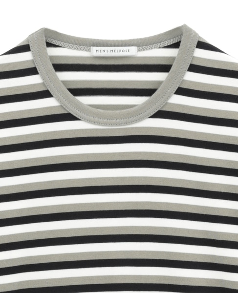 《別注》【G.F.G.S./ジーエフジーエス】マルチボーダー ロングスリーブTシャツ 詳細画像 グレー 8