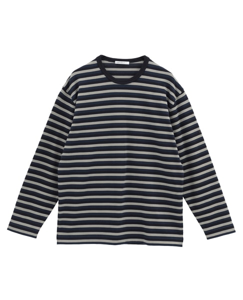 《別注》【G.F.G.S./ジーエフジーエス】マルチボーダー ロングスリーブTシャツ 詳細画像 ネイビー 2