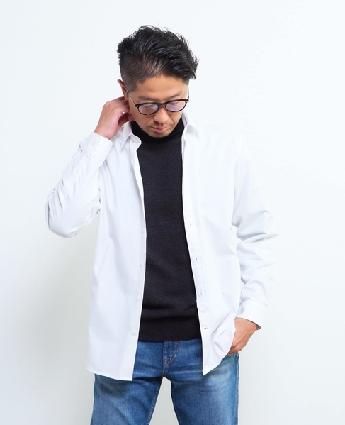 《WEB限定》SIDOGRAS スタンダードレギュラーカラーシャツ 詳細画像 ホワイト 22