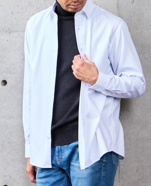 《WEB限定》SIDOGRAS スタンダードレギュラーカラーシャツ 詳細画像 ホワイト 26