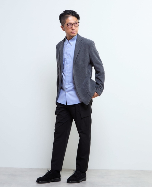 《WEB限定》SIDOGRAS スタンダードレギュラーカラーシャツ 詳細画像 ブルー 11