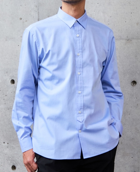 《WEB限定》SIDOGRAS スタンダードレギュラーカラーシャツ 詳細画像 ブルー 4