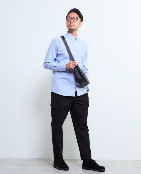 《WEB限定》SIDOGRAS スタンダードレギュラーカラーシャツ 詳細画像 ブルー 9