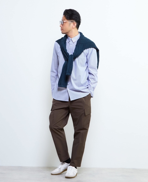 《WEB限定》SIDOGRAS スタンダードレギュラーカラーシャツ 詳細画像 ストライプＡ 10