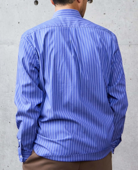 《WEB限定》SIDOGRAS スタンダードレギュラーカラーシャツ 詳細画像 ストライプＢ 6