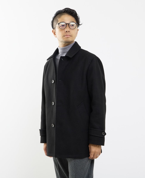 《WEB限定》テックメルトンバルカラーショートコート 詳細画像 グレージュ 18