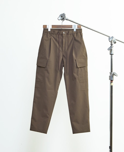 《WEB限定》【全6サイズ展開】クールエアストレッチテーパードカーゴパンツ 詳細画像 カーキ 2