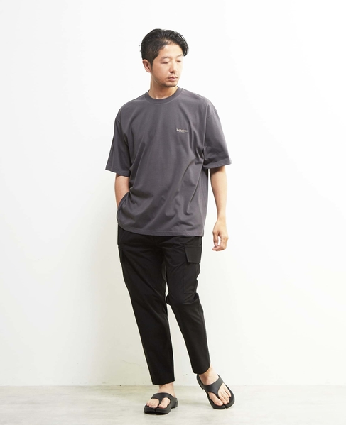 《WEB限定》【全6サイズ展開】クールエアストレッチテーパードカーゴパンツ 詳細画像 カーキ 23