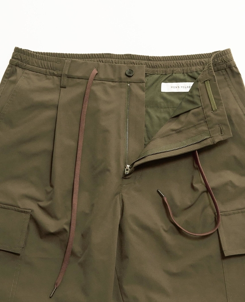 《WEB限定》【全6サイズ展開】クールエアストレッチテーパードカーゴパンツ 詳細画像 カーキ 9