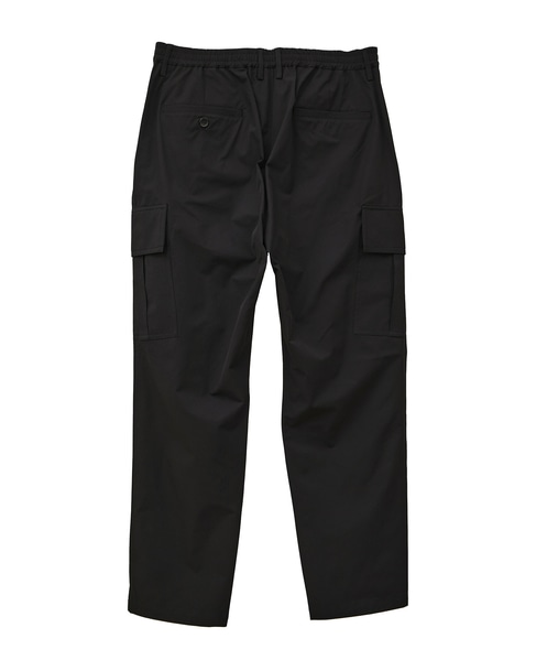 《WEB限定》【全6サイズ展開】クールエアストレッチテーパードカーゴパンツ 詳細画像 ブラック 29