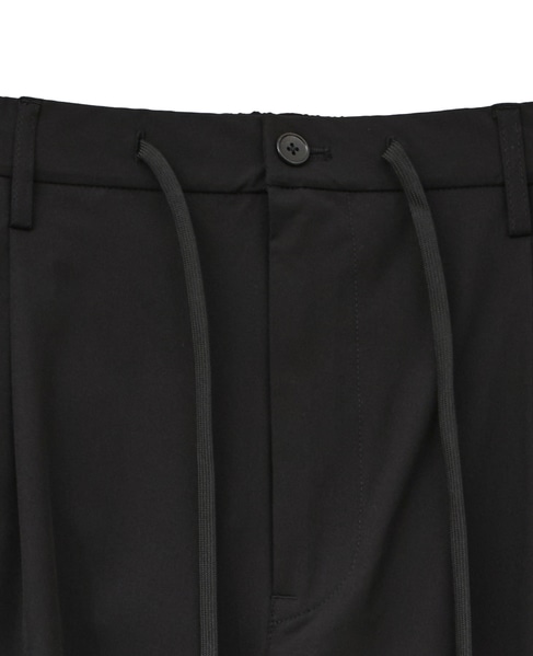 《WEB限定》【全6サイズ展開】クールエアストレッチテーパードカーゴパンツ 詳細画像 ブラック 30