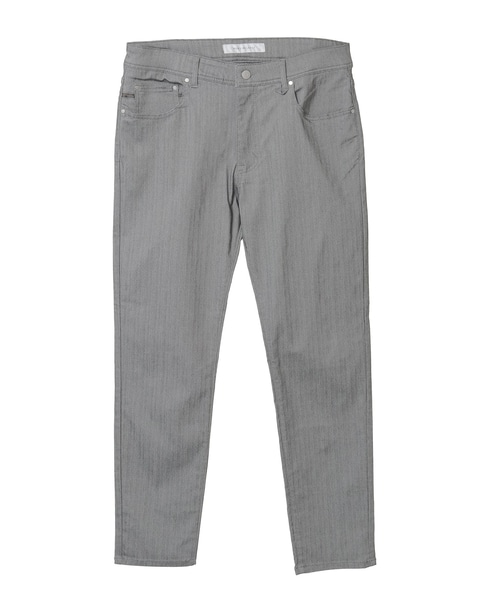 《WEB限定》【全6サイズ展開】ハイパーストレッチヘリンボーン5ポケットパンツ 詳細画像 ライトグレー 8