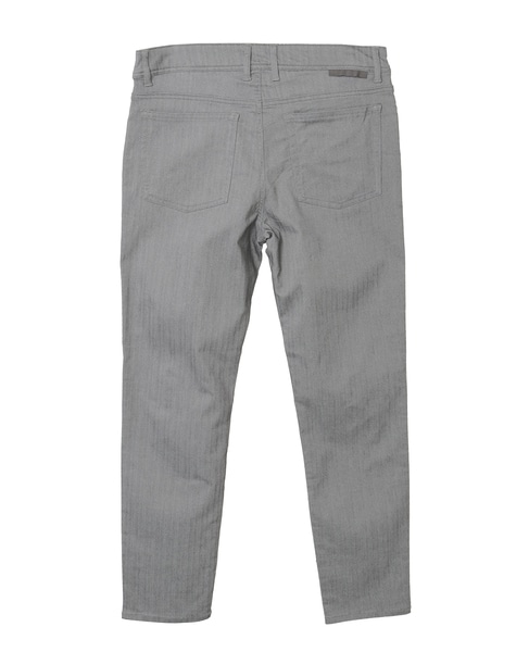 《WEB限定》【全6サイズ展開】ハイパーストレッチヘリンボーン5ポケットパンツ 詳細画像 グレー 3