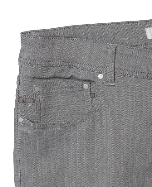 《WEB限定》【全6サイズ展開】ハイパーストレッチヘリンボーン5ポケットパンツ 詳細画像 グレー 4