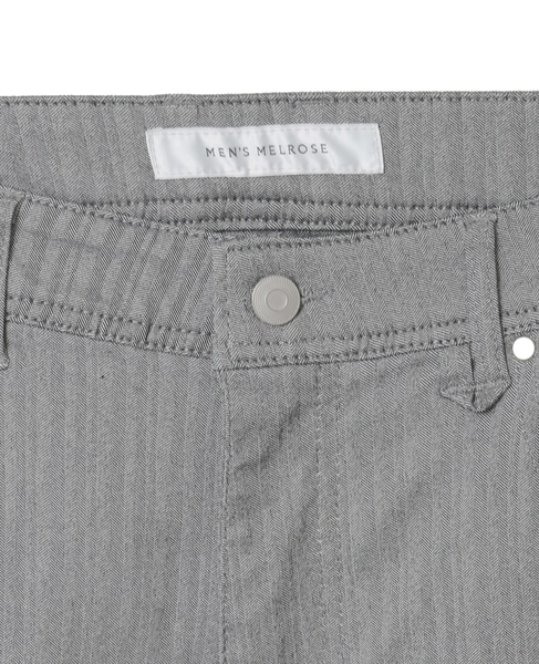 《WEB限定》【全6サイズ展開】ハイパーストレッチヘリンボーン5ポケットパンツ 詳細画像 グレー 5