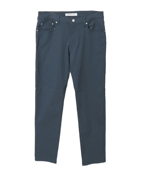 《WEB限定》【全6サイズ展開】ハイパーストレッチヘリンボーン5ポケットパンツ 詳細画像 ネイビー 2