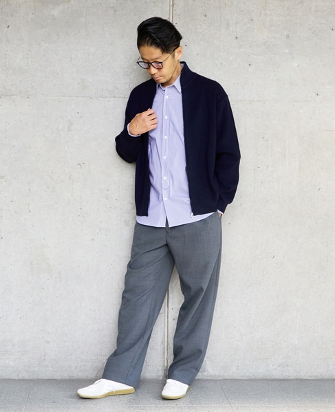 《WEB限定》ドライバーズニット | ウォッシャブル 詳細画像 ライトブラウン 25