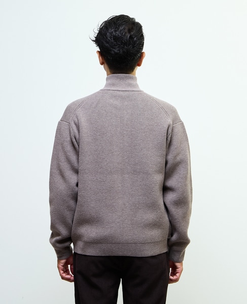 《WEB限定》ドライバーズニット | ウォッシャブル 詳細画像 ライトブラウン 4