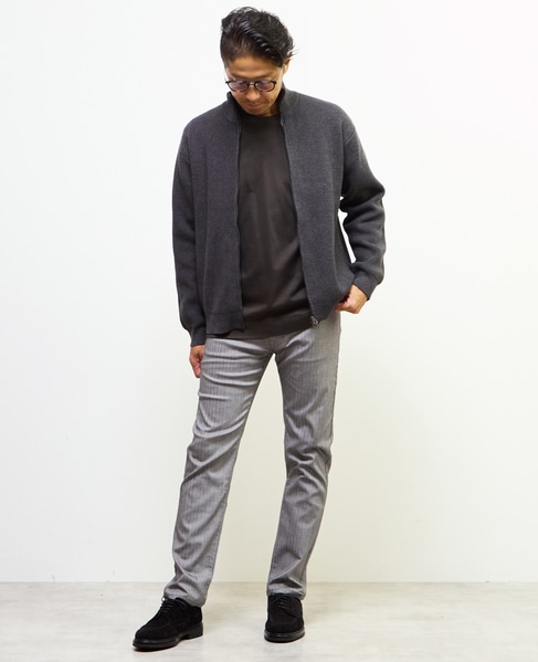 《WEB限定》ドライバーズニット | ウォッシャブル 詳細画像 ネイビー 10