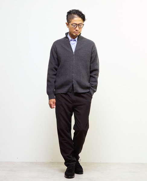 《WEB限定》ドライバーズニット | ウォッシャブル 詳細画像 ネイビー 6