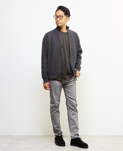 《WEB限定》ドライバーズニット | ウォッシャブル 詳細画像 ネイビー 9