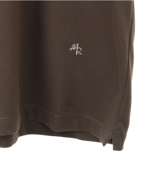 《WEB限定》ICE PACK NYLON ホリゾンタルカラーポロシャツ | 接触冷感 / 速乾 詳細画像 ブラウン 6