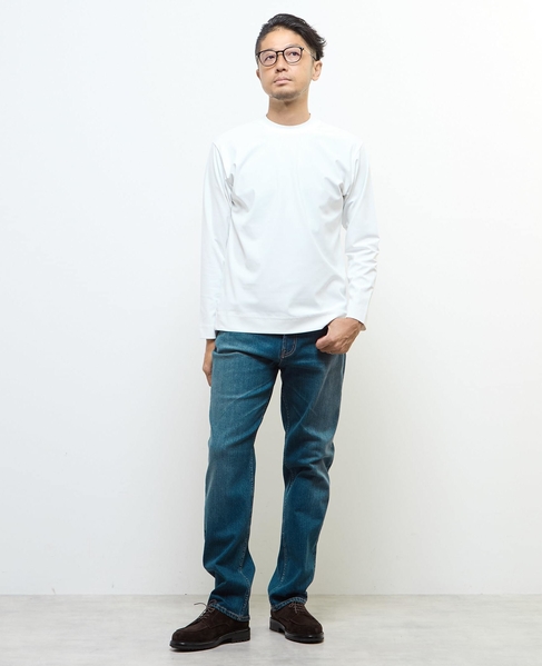 《WEB限定》フレッシュファイバー長袖ジャケT | 消臭 詳細画像 ホワイト 18