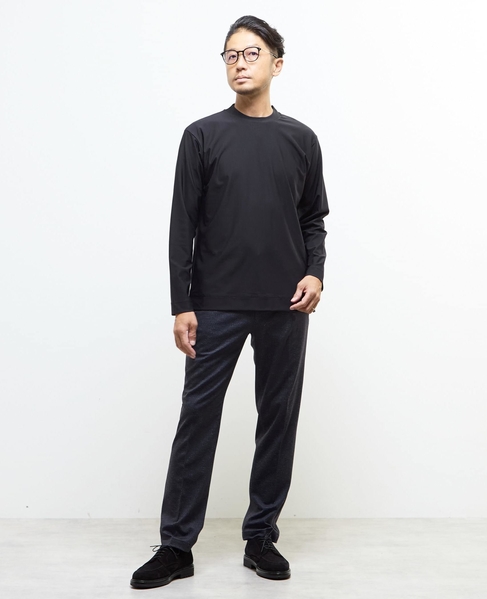 《WEB限定》フレッシュファイバー長袖ジャケT | 消臭 詳細画像 ブラック 7