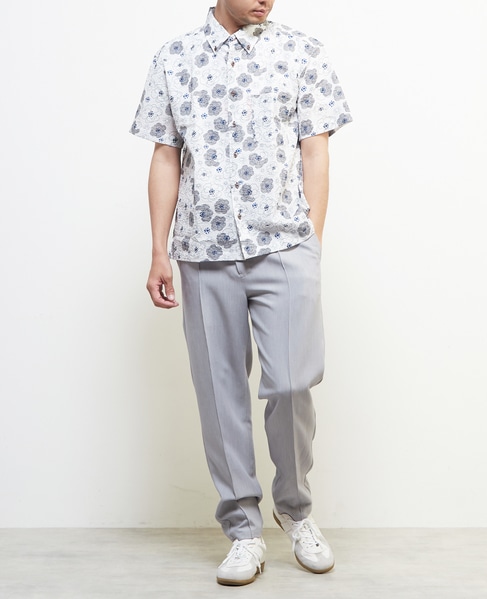 《限定展開》オキナワシャツ | ワッフルサッカー 詳細画像 フラワーＡ 12