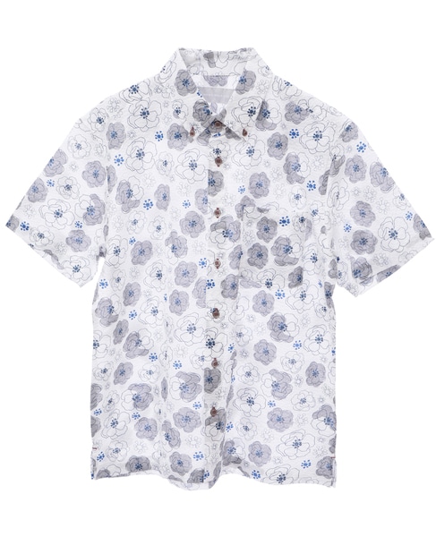 《限定展開》オキナワシャツ | ワッフルサッカー 詳細画像 フラワーＡ 14