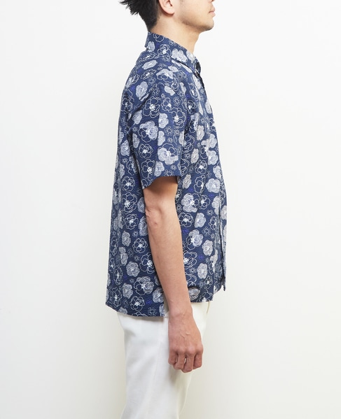 《限定展開》オキナワシャツ | ワッフルサッカー 詳細画像 フラワーＡ 5