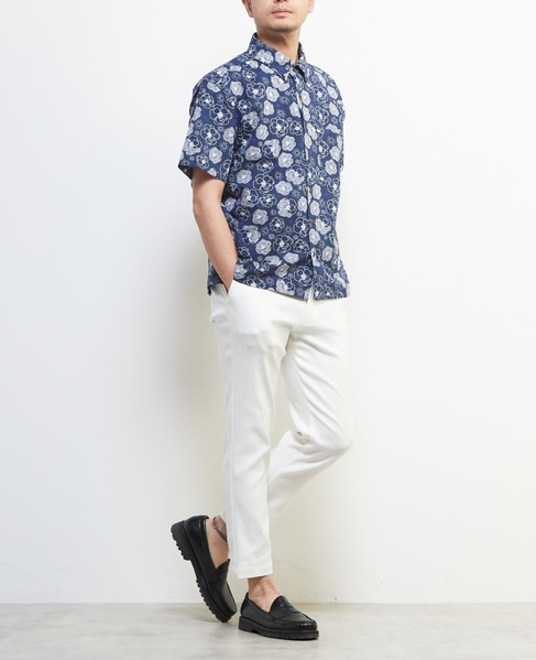 《限定展開》オキナワシャツ | ワッフルサッカー 詳細画像 フラワーＢ 6