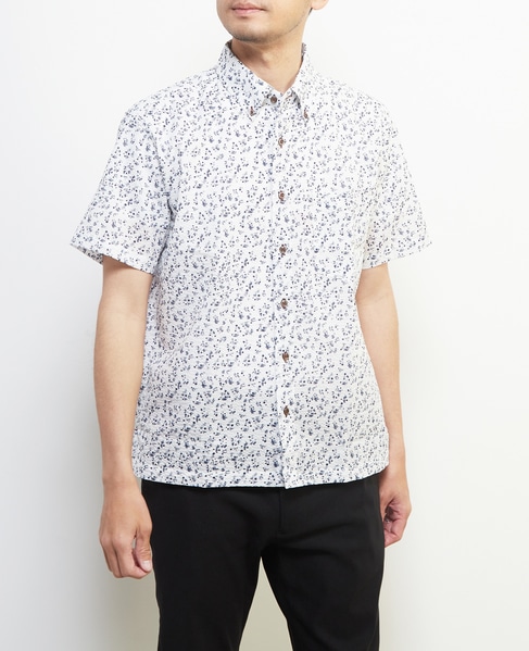 《限定展開》オキナワシャツ | ワッフルサッカー 詳細画像 ホワイト 3