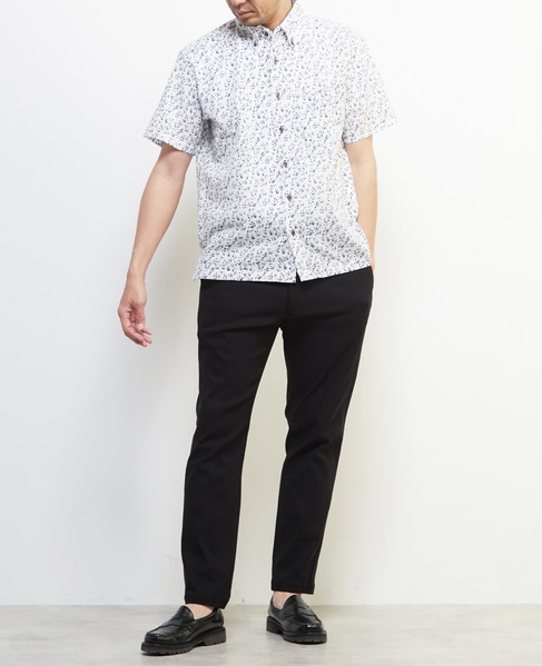 《限定展開》オキナワシャツ | ワッフルサッカー 詳細画像 ホワイト 6